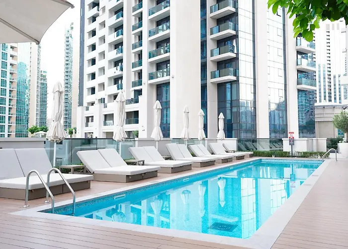 Citihome-1Br In Act One With Burj Khalifa View At Pool
