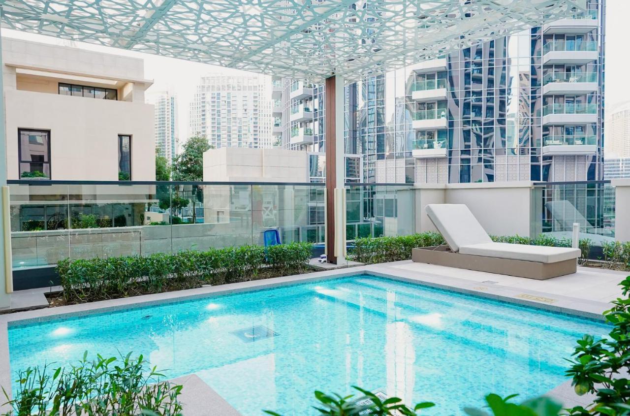 Appartamento Citihome-1br In Act One With Burj Khalifa View At Pool Dubai