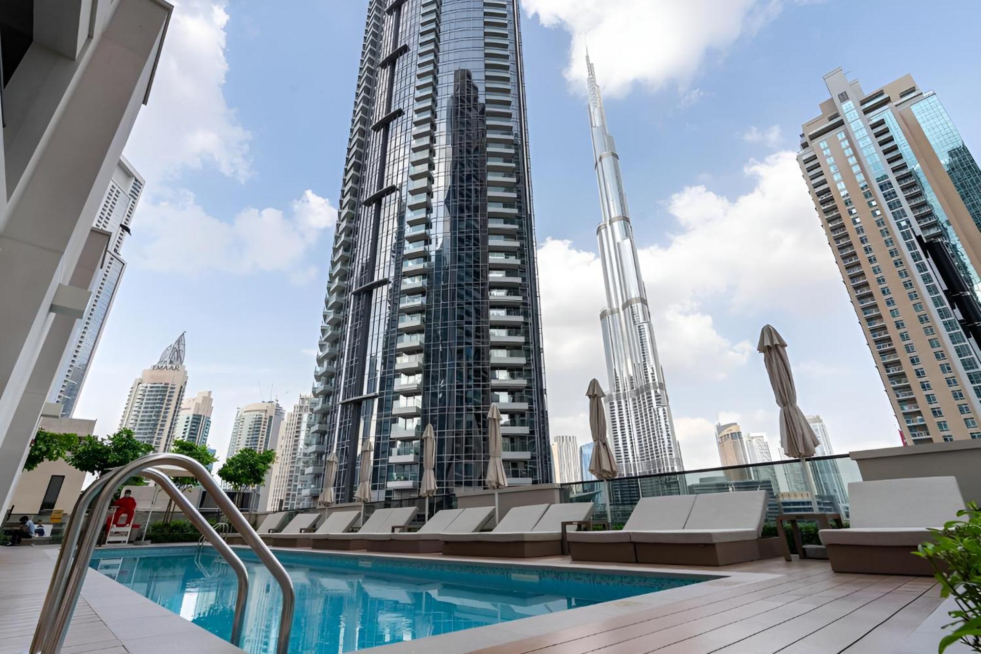 Appartamento Citihome-1br In Act One With Burj Khalifa View At Pool